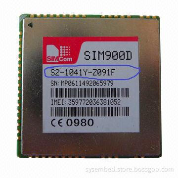 Quad-band GSM GPRS Module, SMT Type, Sized 33 x 33 x 3mm